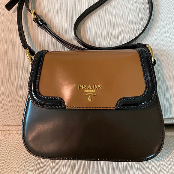 Prada Mini Bag in Brown and Black - Picture 1 of 13